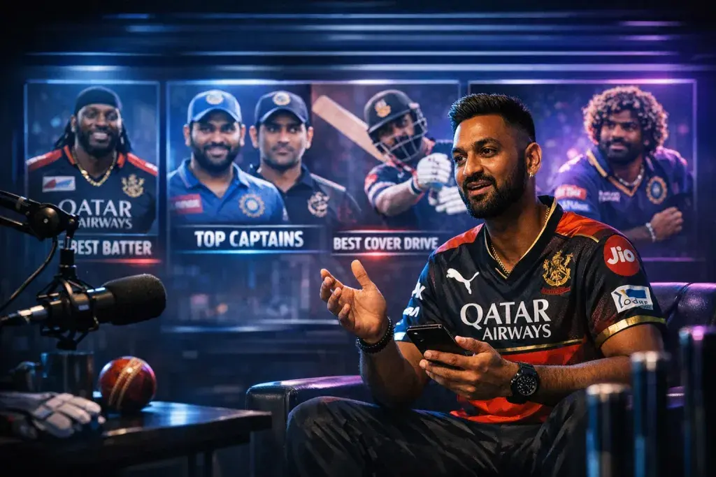 Krunal Pandya Reveals Personal Rankings of IPL Legends in Viral Video