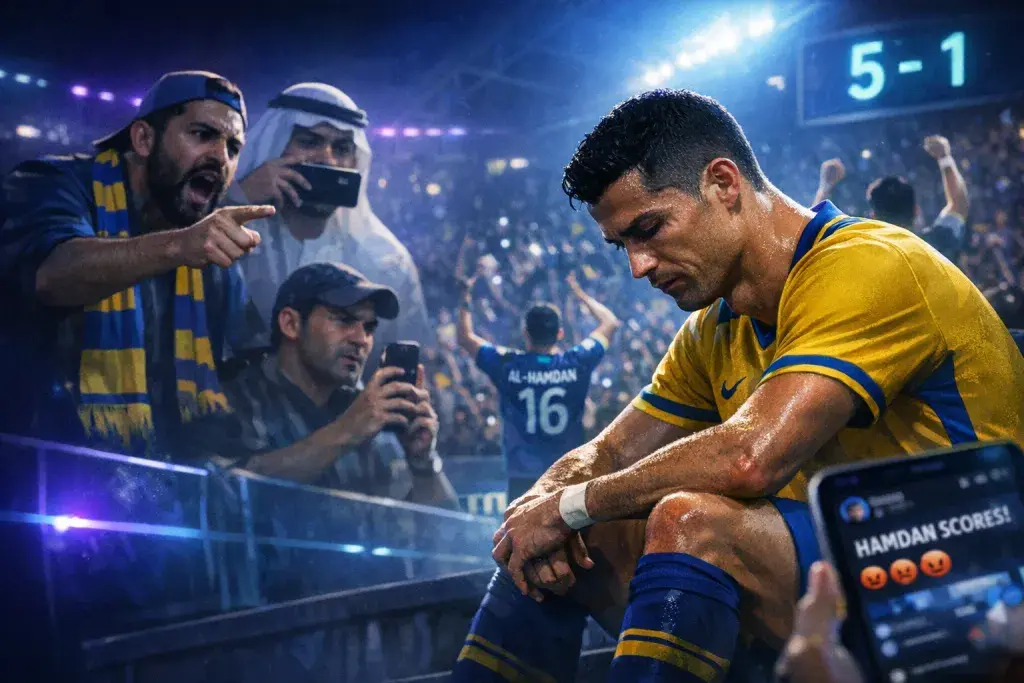 Al-Nassr Supporters Criticize Ronaldo Despite 5-1 Rout Over Al-Ahli