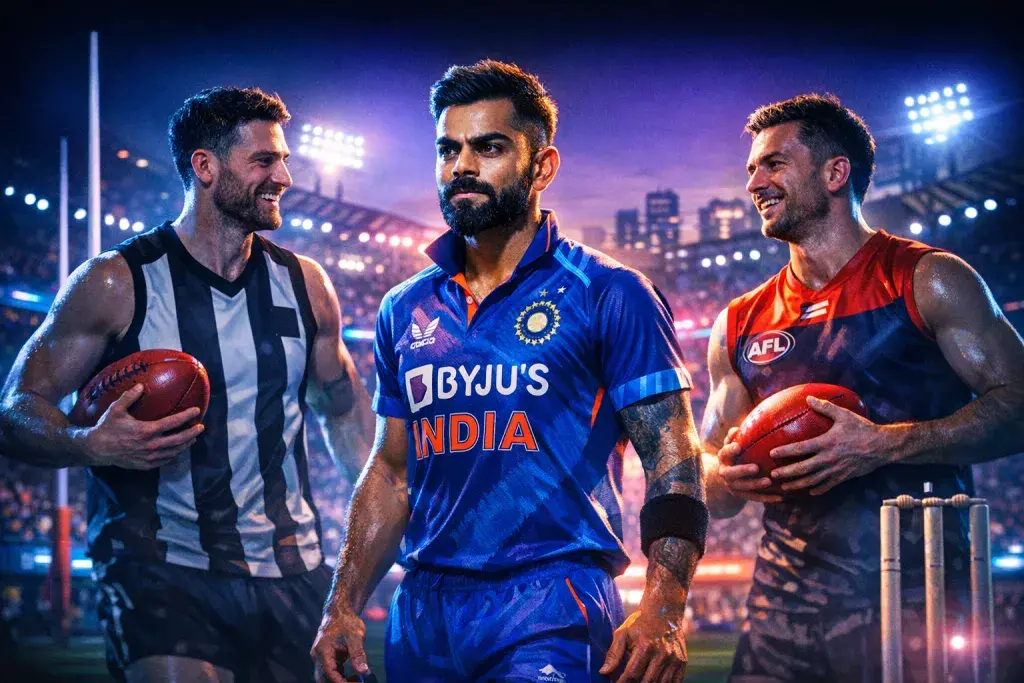 Virat Kohli Captivates AFL Figures with Global Star Power